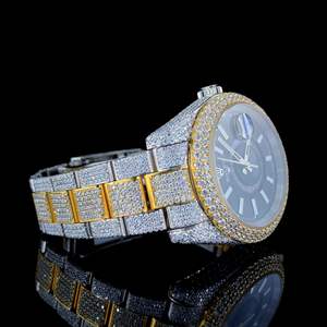 Vente en gros de montres Moissanite de luxe | VVS Iced Out Skeleton Presidential Diamond Tester Iced Out WATCH - Product Image 4
