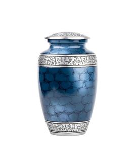 Urna de cremación de plata real para cenizas humanas-Urna funeraria para adultos hecha a mano para cenizas-Oferta de urna grande (adulto clásico natural) - Product Image 4