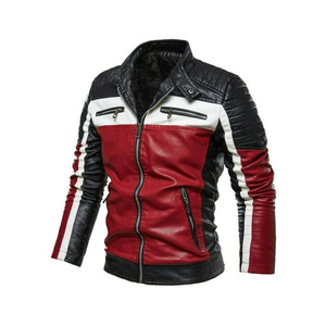 Veste en cuir d'hiver de qualité supérieure, durable, confortable, décontractée, classique, style urbain, en cuir véritable respirant pour homme - Product Image 2