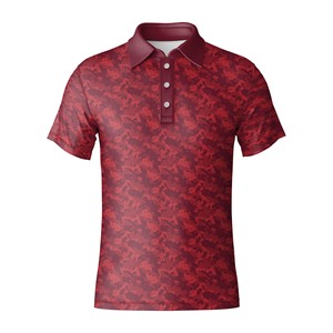Polo de golf pour homme en polyester, respirant, extensible, vêtements de sport performants, OEM Vietnam - Product Image 1