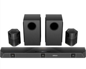 Système de son surround domestique DRAGON 11.4.6 canaux Dolby Atmos avec deux caissons de basses de 8 pouces à polarisation opposée - Product Image 1