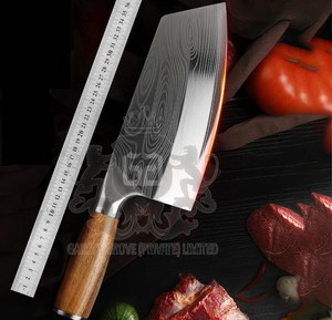Couteau à viande professionnel Full Tang Design Poignée antidérapante Manche en bois Ambidextre Passe au lave-vaisselle Lame en acier inoxydable - Product Image 5