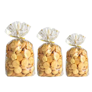 Bolsas de plástico de boca plana OPP gruesas al por mayor de fábrica, lazos de torsión transparentes para pan, aperitivos, pasteles, embalaje para hornear - Product Image 2