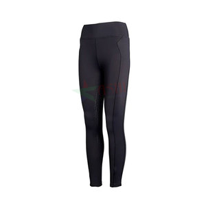 Culotte haute élastique Sports équestres personnalisé Silicone imprimé course de chevaux pantalon d'équitation respirant hiver couche de base Leggings - Product Image 1