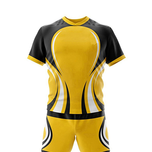 Último diseño de alta calidad al por mayor mejor diseño 2024 material de poliéster ropa deportiva uniforme de rugby en varios colores - Product Image 4