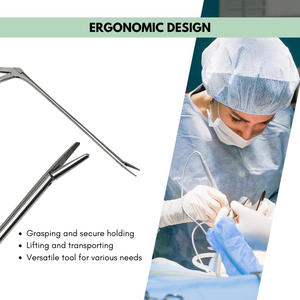 Micro fórceps manuales de acero inoxidable de primera calidad, ligeros, esterilizables, marca personalizada disponible, profesional, quirúrgico ENT - Product Image 5