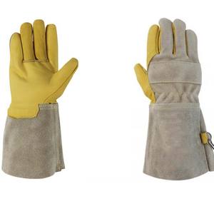 Nouveau 2025 Gants de soudage sur mesure de qualité supérieure Gants de travail d'hiver avec cuir fendu de vache - Product Image 3