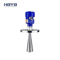 Medidor de Nivel por Radar de Acero Inoxidable de Alta Frecuencia 4-20mA HART, Sin Contacto, Fácil Instalación, Alcance de 80m, para Agua, Aguas Residuales, Diésel y Aceite
