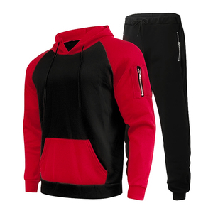 Wholesale <b>Men</b> Sportswear <b>Pullover</b> Tracksuit High Quality Custom Design Quick Dry Windproof Lightweight Autumn Running Training - Product Image 1