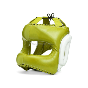 Casque de boxe en vente chaude, protège-tête personnalisé avec logo, respirant, élégant, protège-tête de combat - Product Image 1