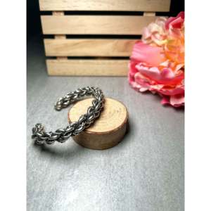 Handmade Sterling <b>Silver</b> <b>Cuff</b> <b>Bracelet</b> Navajo Fashion Jewelry - Product Image 2