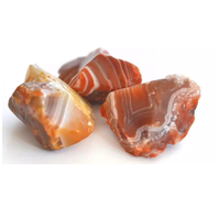 Pierre brute dentelle folle cornaline brute brute pour le cristal de guérison reiki naturel Un pierres précieuses brutes polies cristal naturel en gros