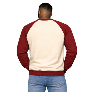 Kappa Alpha Psi YO Hand Sign Neutral <b>Raglan</b> Sleeve Crewneck Sweatshirt Premium Fleece Greek Fraternity Pullover <b>Top</b> - Product Image 2