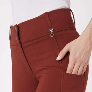 Pantalon de cavalier professionnel avec patchs au genou en silicone Jodhpur et culotte coupe extensible vêtements d'équitation - Product Image 5