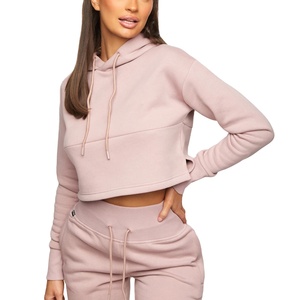 บริการ OEM เสื้อฮู้ดครอปผู้หญิงแบบมีซับใน คุณภาพดีที่สุด ราคาสมเหตุสมผล สไตล์สตรีทแวร์ - Product Image 1