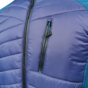 Manteau d'hiver en duvet matelassé personnalisé de la meilleure qualité pour hommes tissu de toile brillant à la mode promotionnel - Product Image 5