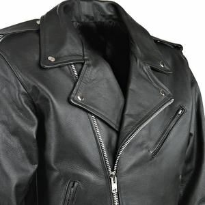 Hombres PU Chaqueta de cuero de la motocicleta de la moda Slim Fit Abrigo de cuero - Product Image 2