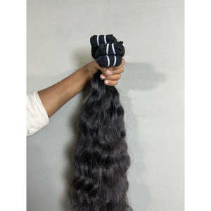 Extensions de cheveux humains bouclés bruts indiens 100% non traités, qualité naturelle 12A, styles incluant vague naturelle, lisse comme un bâton, 8 pouces, 28 pouces, 36 pouces - Product Image 2