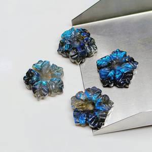 Piedras Preciosas de Labradorita 100% Naturales Talladas a Mano de 16 mm, Cuentas Sueltas para Joyería y Artesanía, de 2 a 5 Piezas - Product Image 4