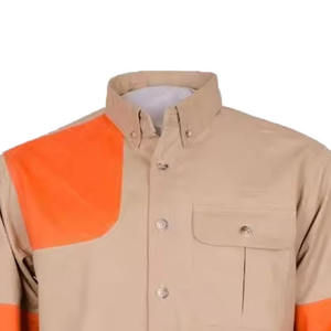 2024 nueva llegada de secado rápido transpirable para hombre Camo caza camisas algodón liso botón Arriba camisas de tiro - Product Image 3