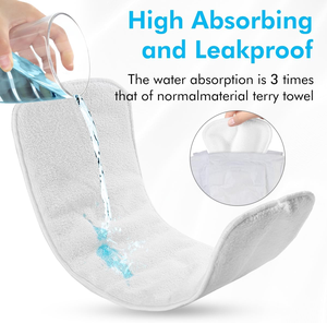 Popok Kain Bayi Sisipan Mikrofiber Popok Dapat Digunakan Kembali Satu Ukuran Lembut Bernapas Sangat Menyerap Cepat Kering Ramah Lingkungan - Product Image 3