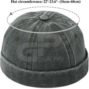 Bonnets de qualité supérieure dernière conception vente en gros 100% laine et coton bonnets personnalisés - Product Image 3