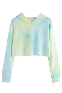 Latest Design Custom Logo Oversized Crop Top <b>Pullover</b> Sweatshirt Cropped Hoody <b>Women</b> Crop Top Hoodies - Product Image 5