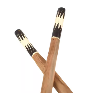 Cuchara de madera con mango grabado, mezcla de ensaladas, PARA CENA tenedor y cuchara, cucharas para servir de madera de acacia con forma de mano, productos de gran oferta - Product Image 3