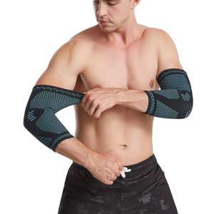 Manchon de coude en néoprène imprimé de logo personnalisé pour le bodybuilder dans les manchons de soutien de compression pour orthèse de coude d'exercice de gymnastique - Product Image 6