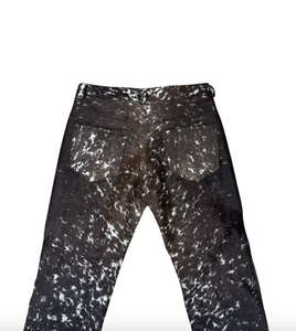 กางเกงผู้ชายหนังวัวแท้กางเกงหนังสไตล์ตะวันตก - Product Image 3