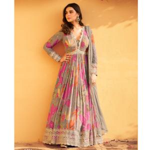 ที่มีคุณภาพสูงการออกแบบที่ไม่ซ้ำกันปากีสถานปากีสถาน salwar kameez กับ dupatta และ Palazzo ที่มีจำหน่ายในราคาที่ดีที่สุดจากอินเดีย - Product Image 1