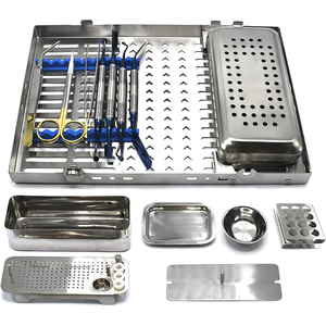 Boîte d'instruments dentaires PRF GRF personnalisés Hasni Surgical, nouvelle génération, vente chaude, acier inoxydable, réutilisable, manuel, puissance, approuvé CE ISO - Product Image 1