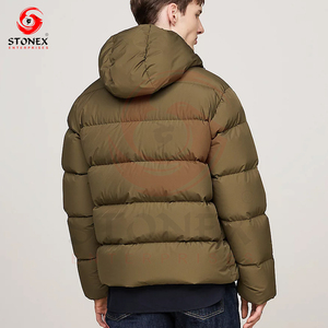 Manufacturer <b>Bubble</b> Men Thick Down Lightweight <b>Coats</b> Custom Printing Logo Winter Luxury Plus Size Plain Puffer Jacket - Product Image 4