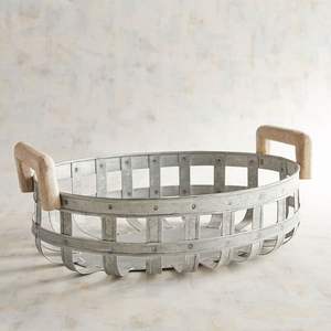 Bol de service galvanisé de qualité supérieure pour une utilisation intérieure et extérieure avec un charme rustique attrayant et un savoir-faire en métal solide - Product Image 6