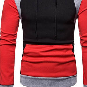 Haute qualité 390gsm hommes chauffant polaire pull à capuche vêtements d'hiver Polyester/coton sweat en relief solide motif impression - Product Image 6