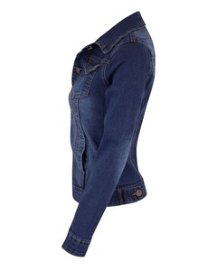 Women Winter High Quality Demin Jacket Custom Made Short Sleeve Denim Jacket High Quality <b>Cheap</b> Price - Product Image 2