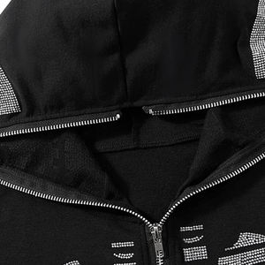 Sweat à capuche décontracté à fermeture éclair pour hommes le plus vendu avec un design imprimé à la mode Saison d'hiver Produit de gros fabriqué en usine - Product Image 5