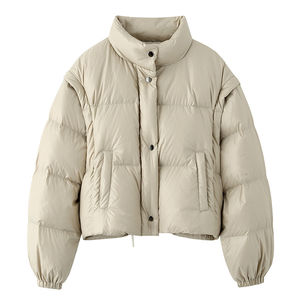 Venta al por mayor de moda logotipo personalizado chaquetas de las mujeres burbuja chaqueta puffer - Product Image 4