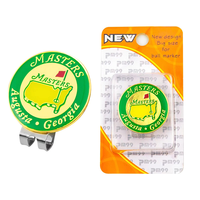 Marqueur de balle de golf portable en alliage de zinc magnétique personnalisé, design pièce de monnaie, multicolore, 40mm-45mm