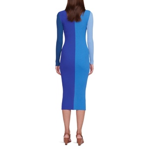 Maglione STAUD Shoko Cobalt multicolore con silhouette aderente e colori a contrasto, disponibile nella taglia M - Product Image 2