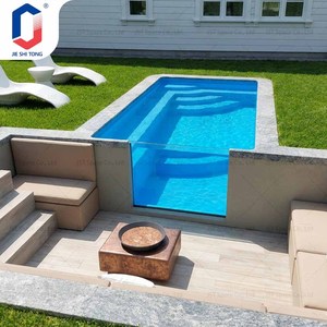 10mm Thick Fiberglass Ground Swimming <b>Pool</b> <b>for</b> Kids Adults Rectangle Shape UV Resistant Easy Install Outdoor Family <b>pool</b> - Product Image 6