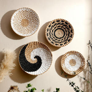 Decorative water hyacinth wall hanging <b>arts</b> discounted <b>deal</b> great quality weave display <b>art</b> - Product Image 5