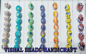 Cuentas de cristal de Murano multicolor azul de 8mm y 4mm de alta calidad, hermosas cuentas sueltas para la fabricación de joyas, varios tamaños y formas - Product Image 4