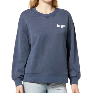 Sudaderas con capucha de cuello redondo transpirables bordadas personalizadas de alta calidad para mujer para invierno Unisex Slim Fit - Product Image 4