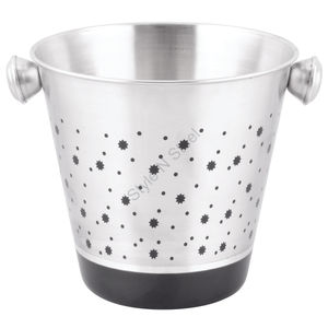 Diseño CLÁSICO con estilo Impreso Cubo de vino de acero inoxidable Diseñador Cubo de vino de metal - Product Image 1