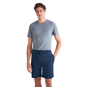 กางเกงขาสั้นลำลองผู้ชาย ผ้าฝ้าย 100% สวมใส่สบาย ทนทาน เอวกลาง ลายเรียบ ระบายอากาศ แห้งเร็ว ผลิตในปากีสถาน - Product Image 2