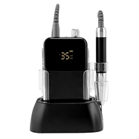 Perceuse à ongles à écran sans brosse E File Machine sans fil rechargeable Moteur à faible bruit pour salon professionnel