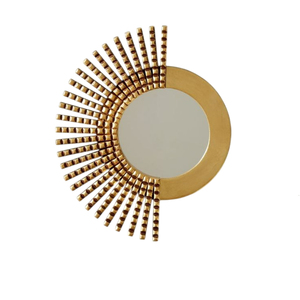 Prime qualité métal fer mur miroir mur Art décoratif nouvelle élégance décoration de la maison miroir mural pour hôtel salon chambre - Product Image 6