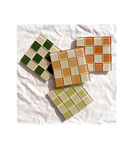 Dessous de verre en mosaïque pour bureau, hôtel, café, boisson froide, tasse à thé, produit le plus vendu. - Product Image 3