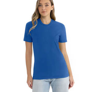 Camiseta con Logotipo Personalizado, Estilo Moderno, Corte Regular, Ropa Promocional, Camiseta de Cuello Redondo de Mezcla de Algodón Suave, Tallas S a 4XL, Color Azul Rey - Product Image 4